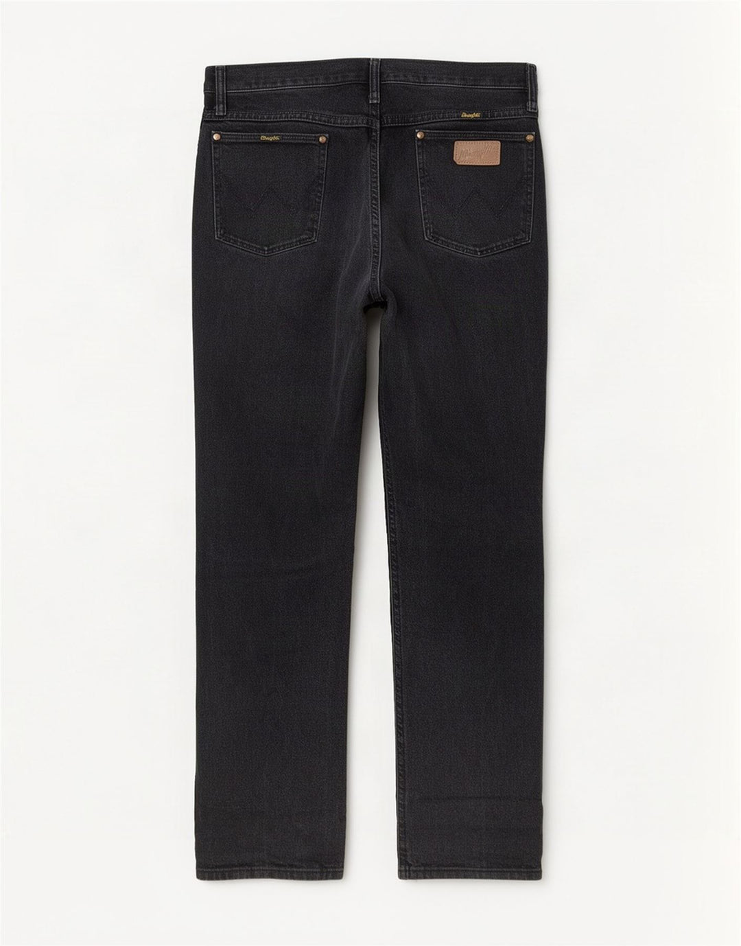 Jeans dritti da uomo Wrangler W33 L32 cotone grigio