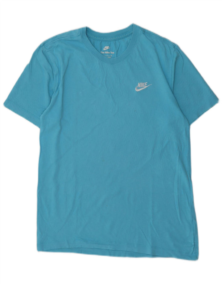 NIKE T-shirt top til kvinder DK 10 Lille blå bomuld