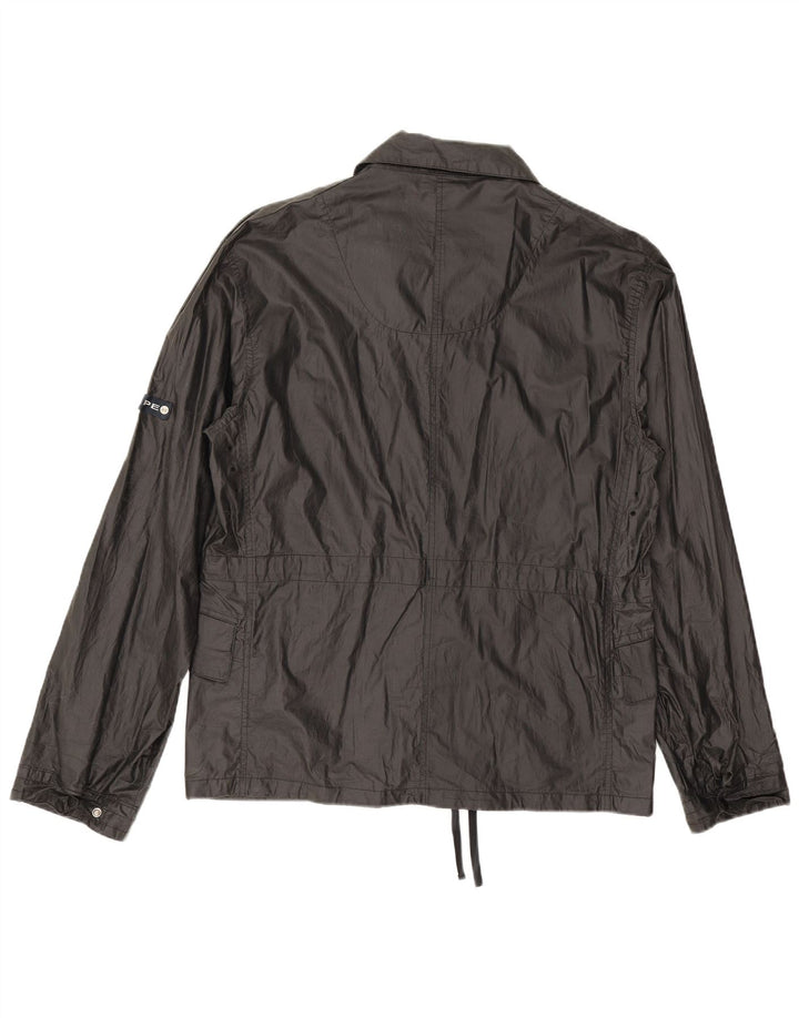 X-CAPE Herre Utility Jacket UK 44 2XL Sort Bomuld