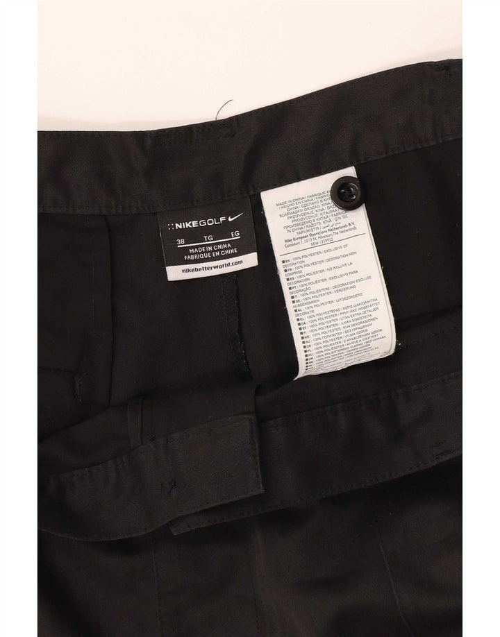 Pantaloncini chino da uomo Nike W38 XL poliestere nero
