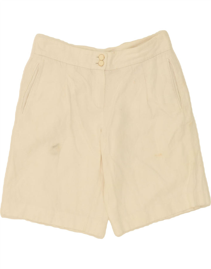 MASSIMO DUTTI Womens Chino Shorts EU 38 Small W28  Beige Cotton Vintage Massimo Dutti and Second-Hand Massimo Dutti from Messina Hembry 