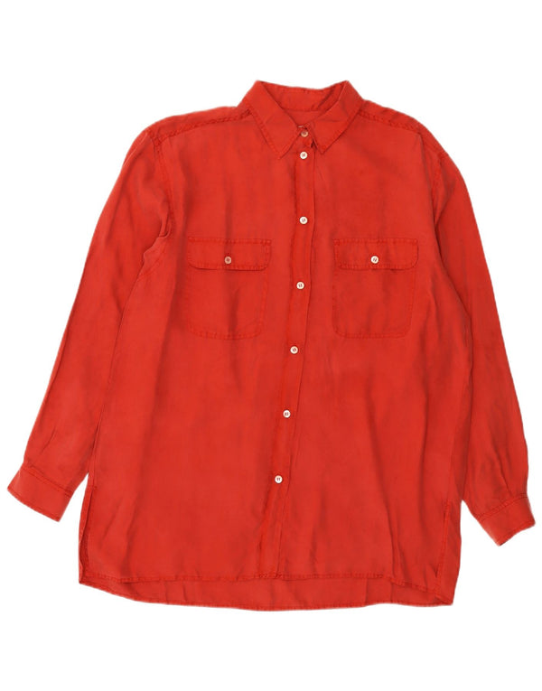Penny Black Womens Shirt Blouse UK 16 Large Red Silk