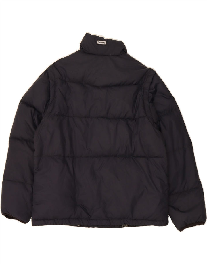INVICTA Mens Padded Jacket UK 38 Medium Navy Blue Polyamide Vintage Invicta and Second-Hand Invicta from Messina Hembry 