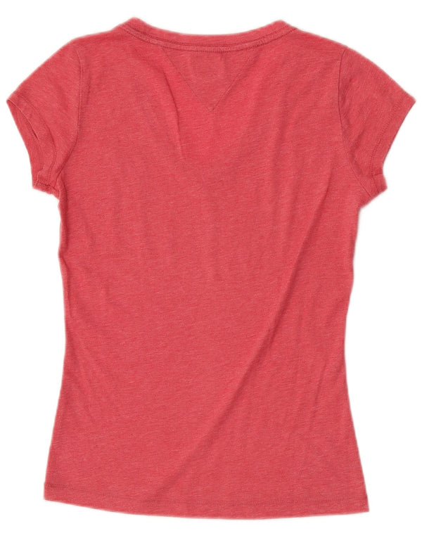 Tommy Hilfiger Ženska grafička majica kratkih rukava UK 10 Small Pink