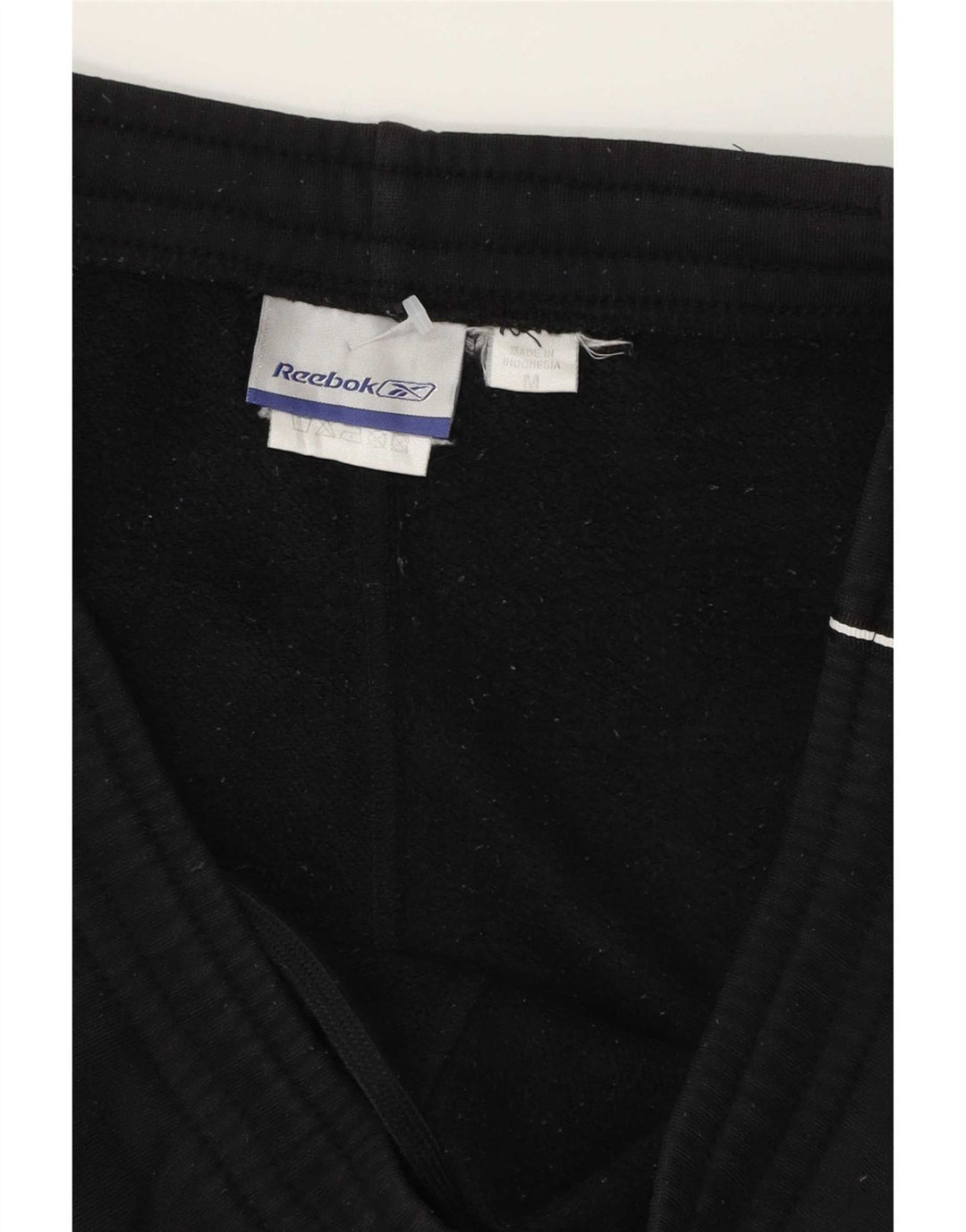 Reebok Mens Tracksuit Trousers Medium  Black Cotton