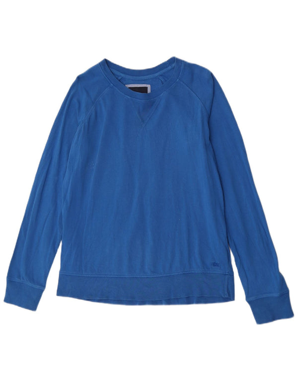 Crew Clothing Felpa da donna Maglione UK 12 Cotone blu medio