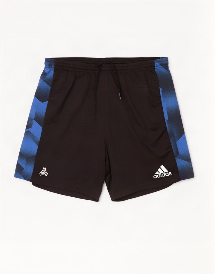 Adidas Mens Climalite Sport Shorts Medium Black Geometric Polyester