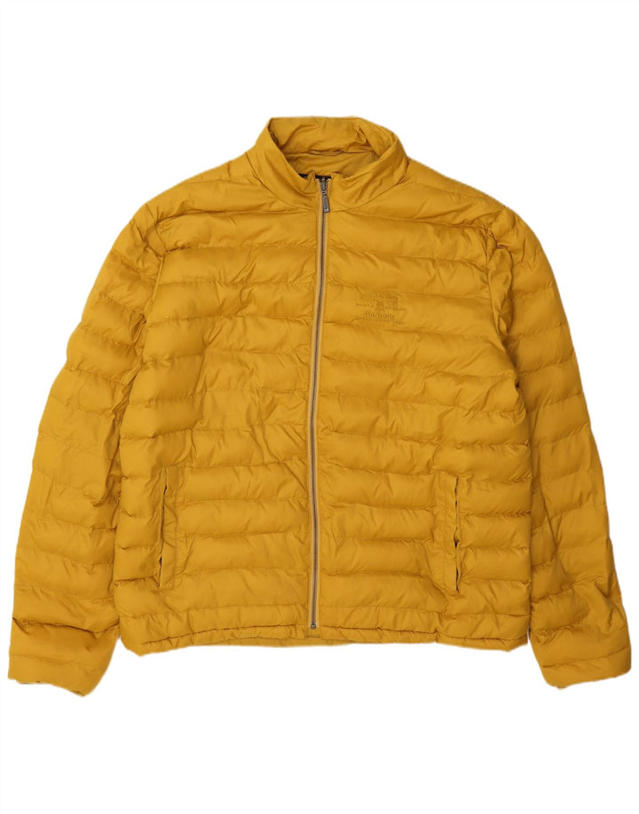 Barbour Herren gepolsterte Jacke UK 44 2XL Gelb Polyamid