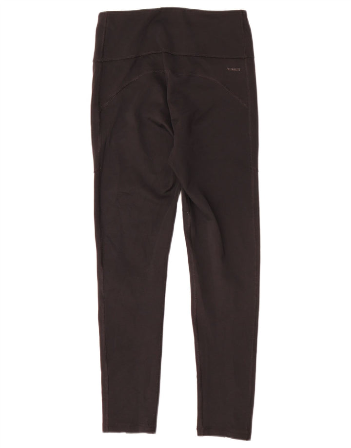Adidas Womens Climalite Leggings UK 8/10 Small Black