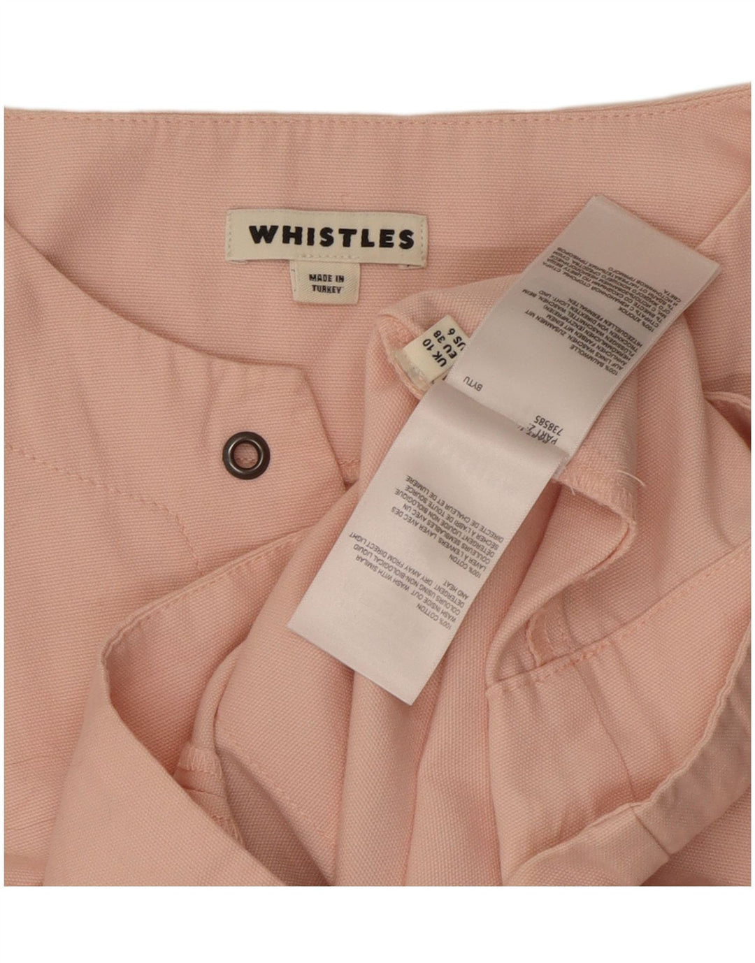 Whistles Womens Shift Dress UK 10 Small  Pink Cotton