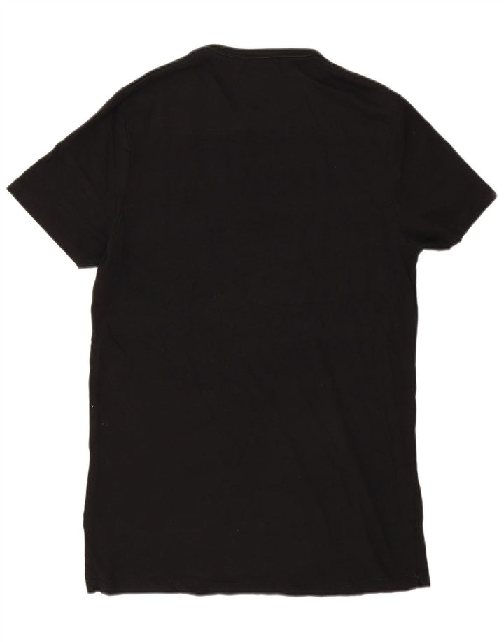 French Connection Mens T-Shirt Top Medium Black Cotton