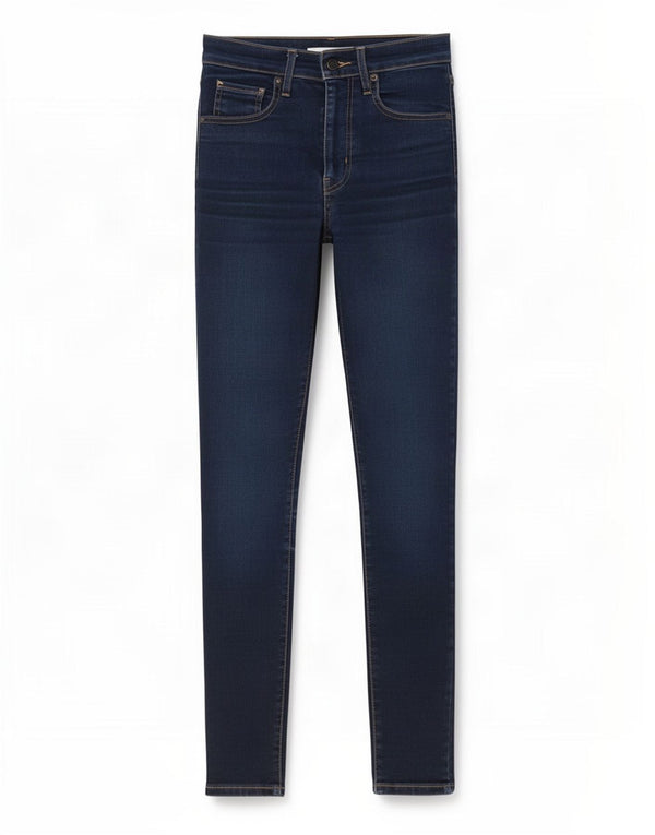 Jeans Levi's Mile High Super Skinny da donna W24 L28 in cotone blu