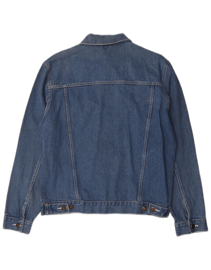 Denim Style Mens Denim Jacket EU 50 Large Blue Cotton