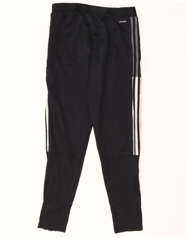 Adidas Mens Aeroready Tracksuit Trousers Medium  Black Polyester