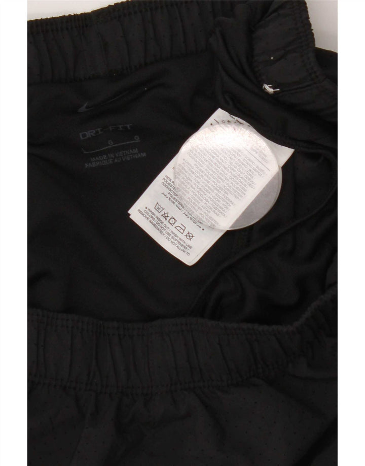 Nike Womens Dri Fit Sport Shorts UK 16 Large Black Polyester