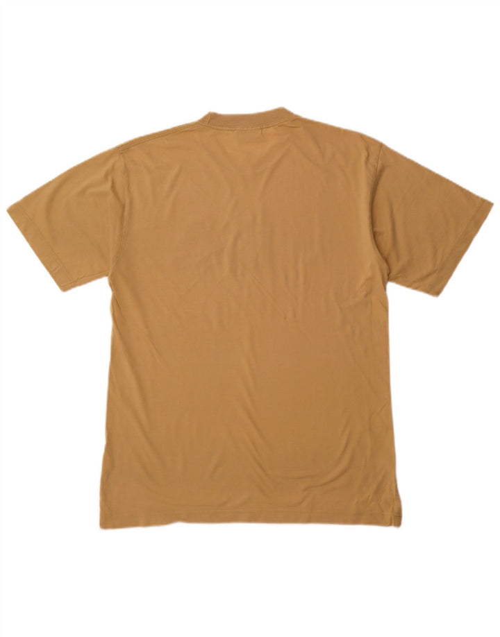 FILA Mens Graphic T-Shirt Top Small Beige