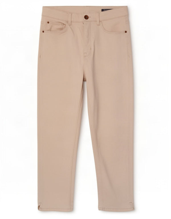 Женские укороченные брюки Marks & Spencer UK 12 Medium W28 L21 Off White