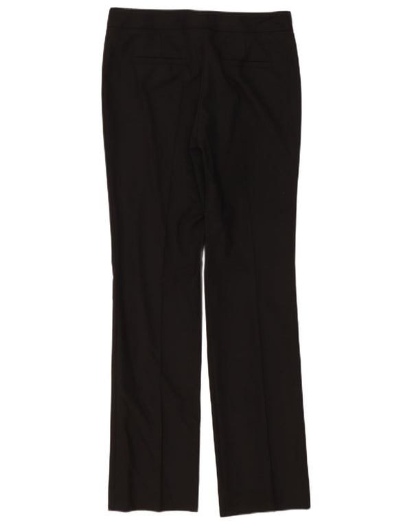 Massimo Dutti Pantalon décontracté bootcut pour femme EU 36 XS W26 L31 Noir Viscose