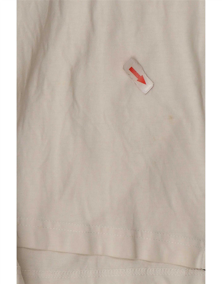 T-shirt da donna Asics Top UK 12 cotone bianco medio