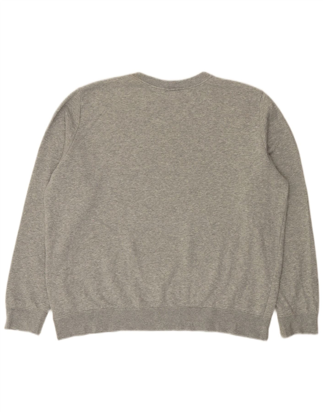 Nike Womens Graphic Oversized Sweatshirt Jumper UK 18 XL Grey Flecked