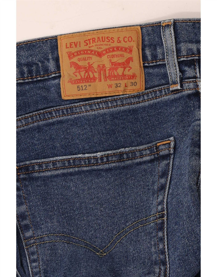 Levi's Mens 512 Slim Tapered Jeans W32 L30 Blue