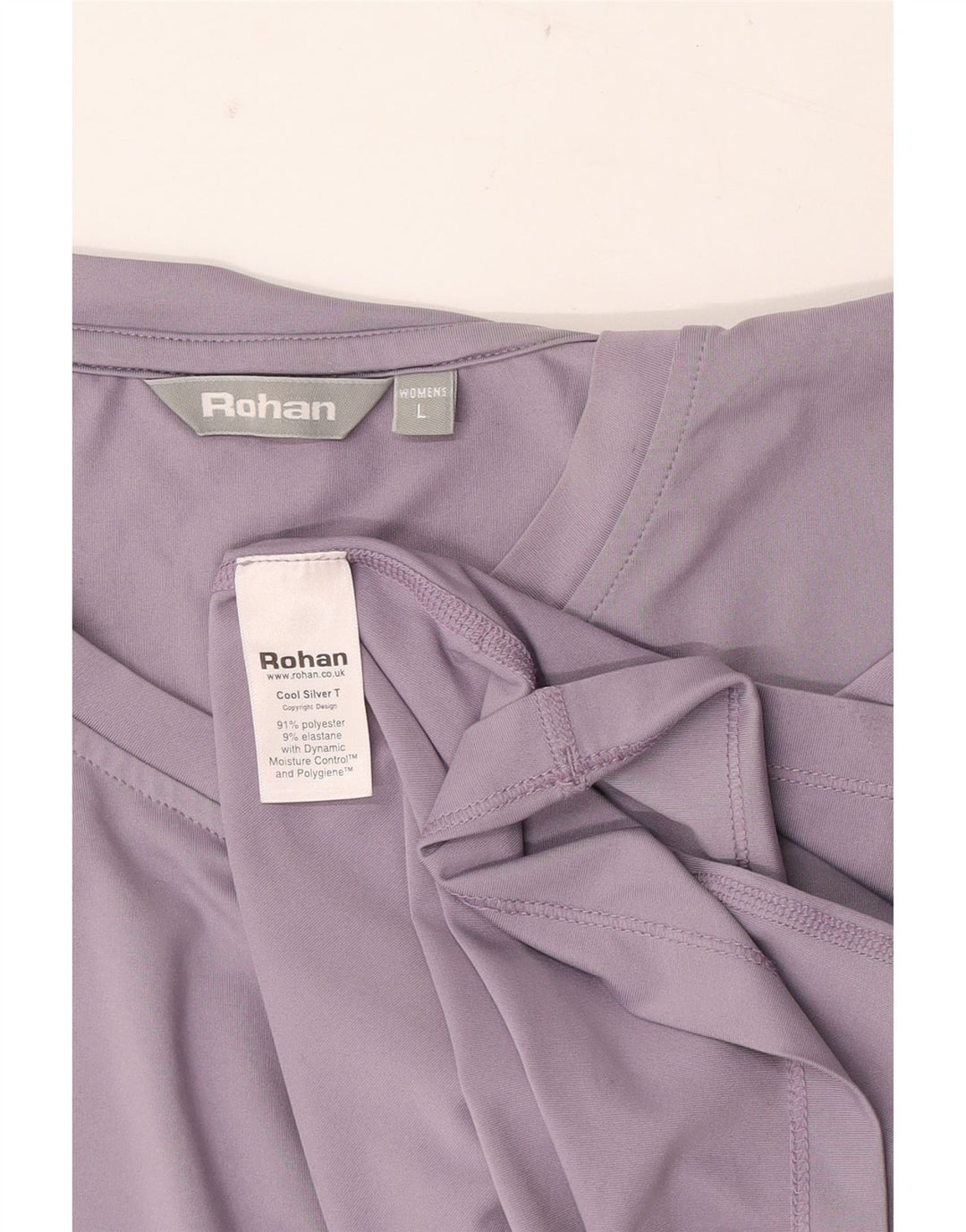Rohan Womens T-Shirt Top UK 16 Large Purple Polyester