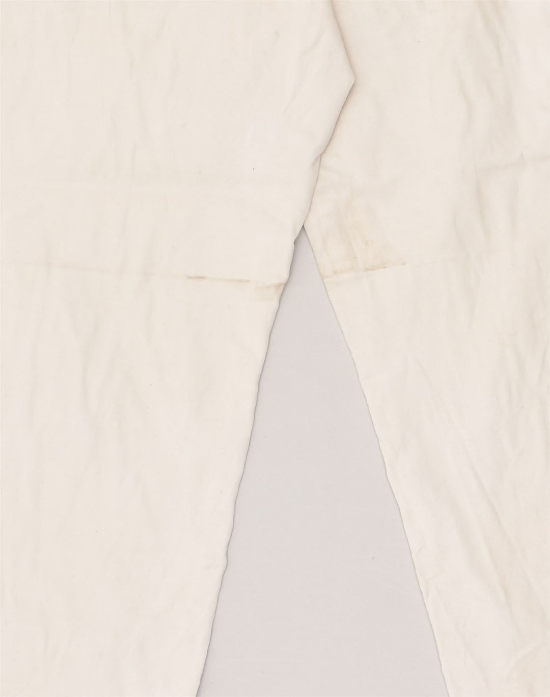 NAUTICA Womens Tapered Chino Trousers US 6 Medium W28 L27 White Tencel | Vintage Nautica | Thrift | Second-Hand Nautica | Used Clothing | Messina Hembry 