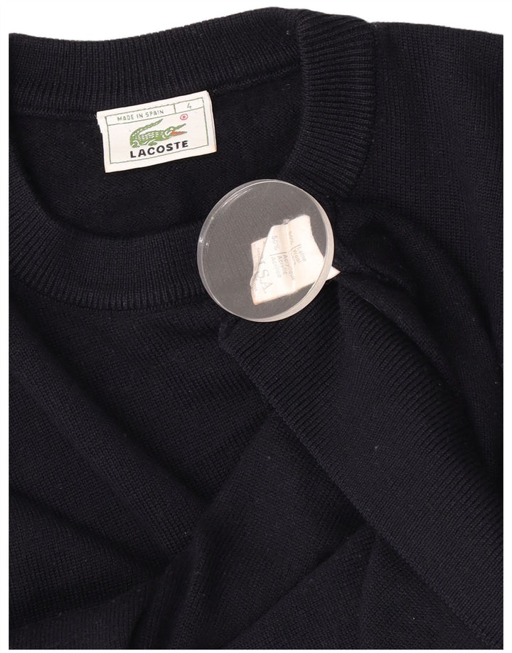 Maglione maglione girocollo da uomo Lacoste taglia 4 medio in lana blu navy