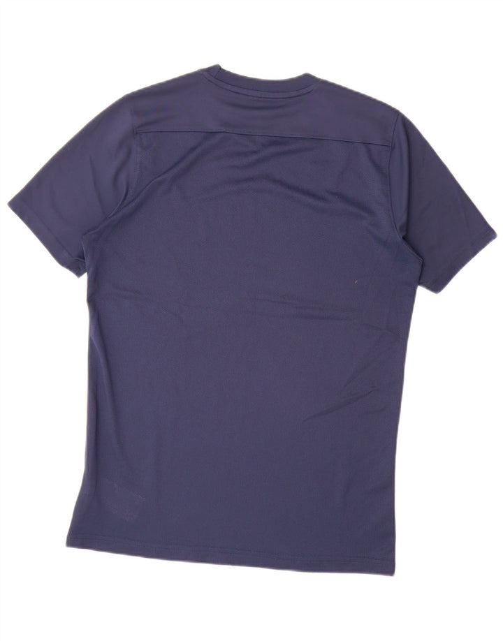 Nike Mens Dri Fit T-Shirt Top Medium Navy Blue Polyester