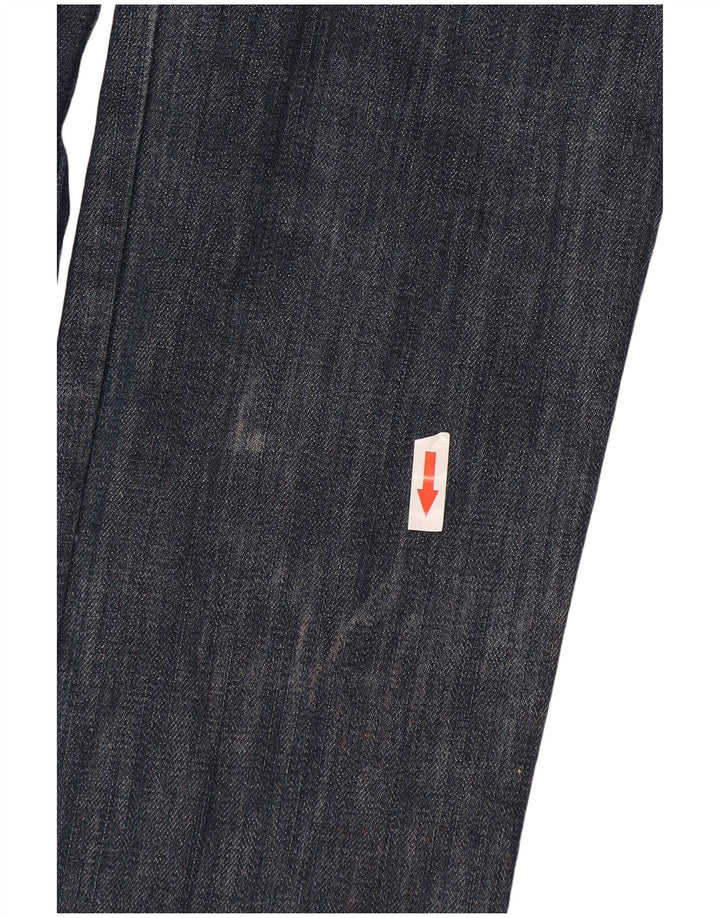 Moschino Womens Distressed Skinny Jeans W27 L34 Blue