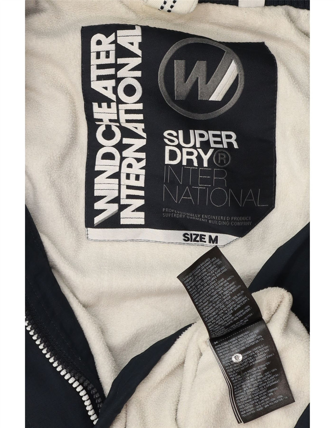 Superdry Chaqueta Cortavientos Windcheater para Mujer UK 44 Azul Marino Mediano