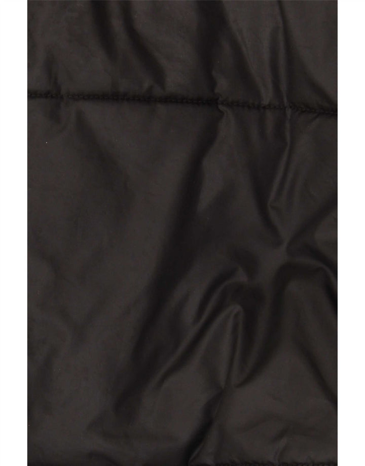 Chaqueta acolchada extragrande con capucha para mujer Ellesse UK 42 Poliéster negro mediano
