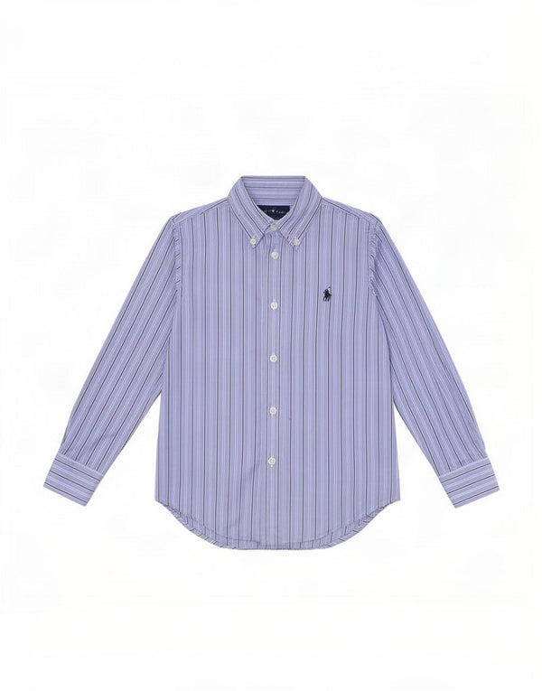 Ralph Lauren Camisa para niño 3-4 años Algodón a Rayas Azul