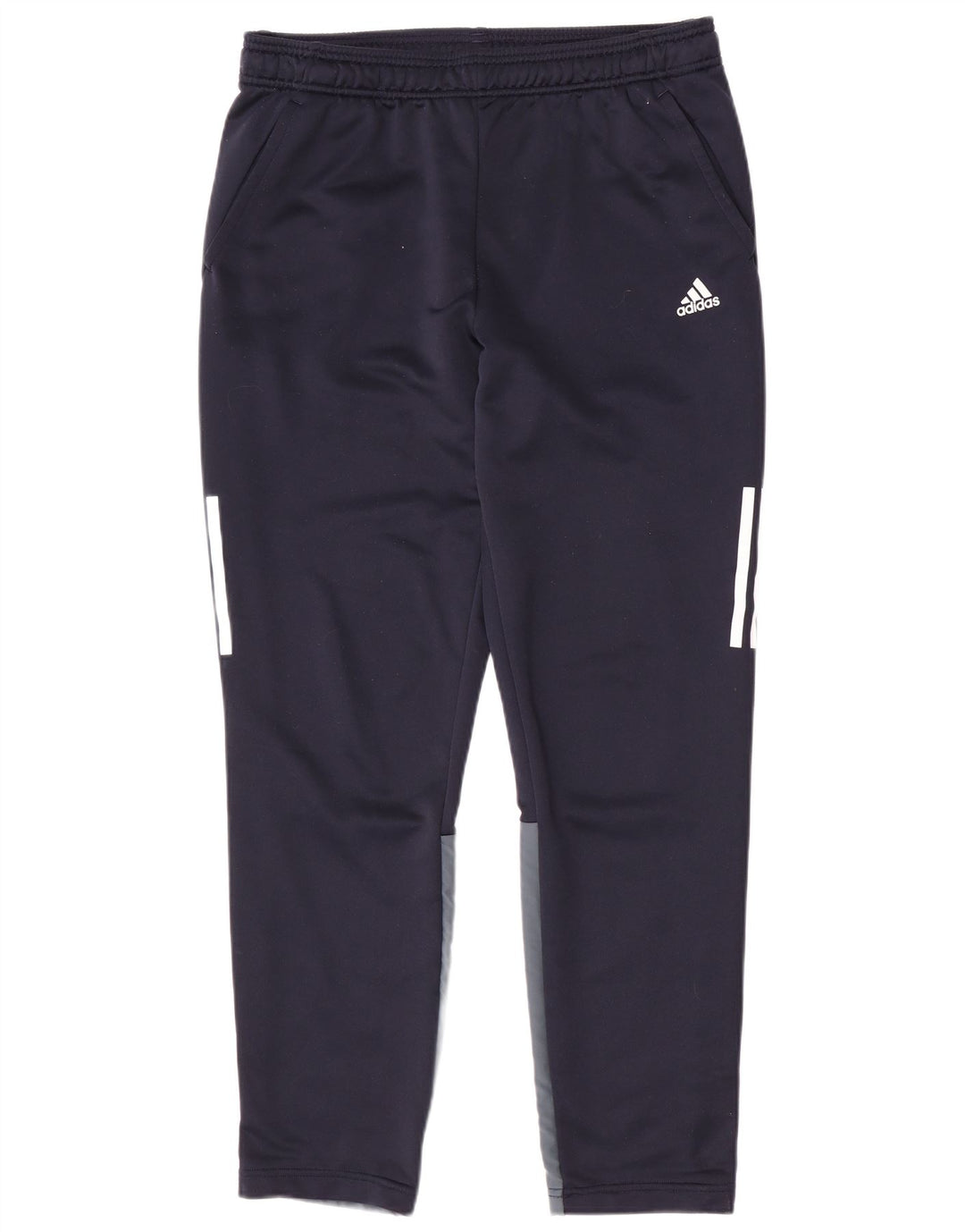 Adidas Træningsdragt bukser til mænd Large Navy Blue Colourblock Polyester