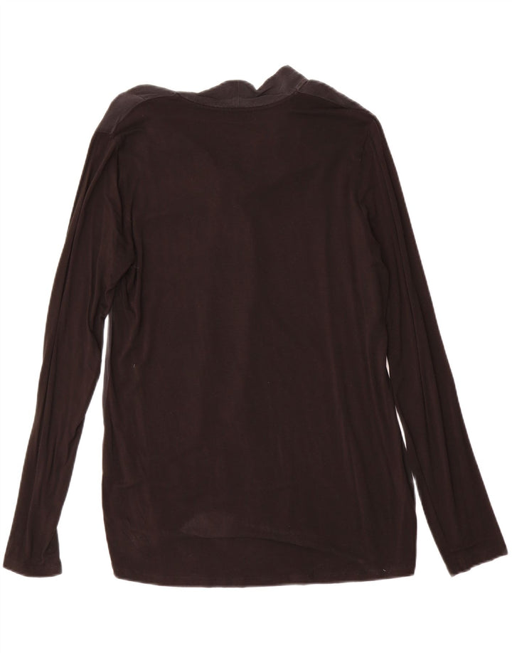 Max & Co. Womens Long Sleeve Blouse Top UK 14 Medium Black