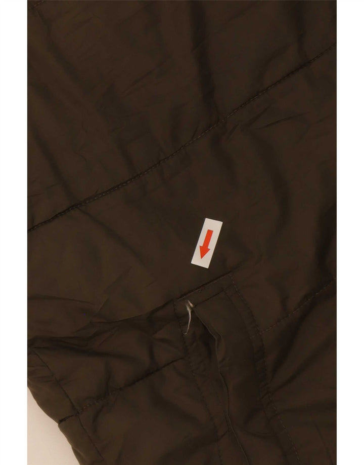 Gap Bărbați Căptușit Gilet UK 38 Medium Kaki Poliester