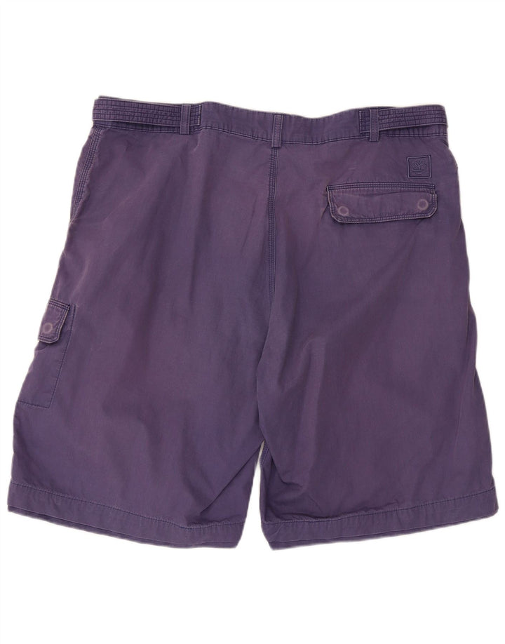 Pantaloncini cargo regolari da uomo Timberland W38 XL in cotone blu