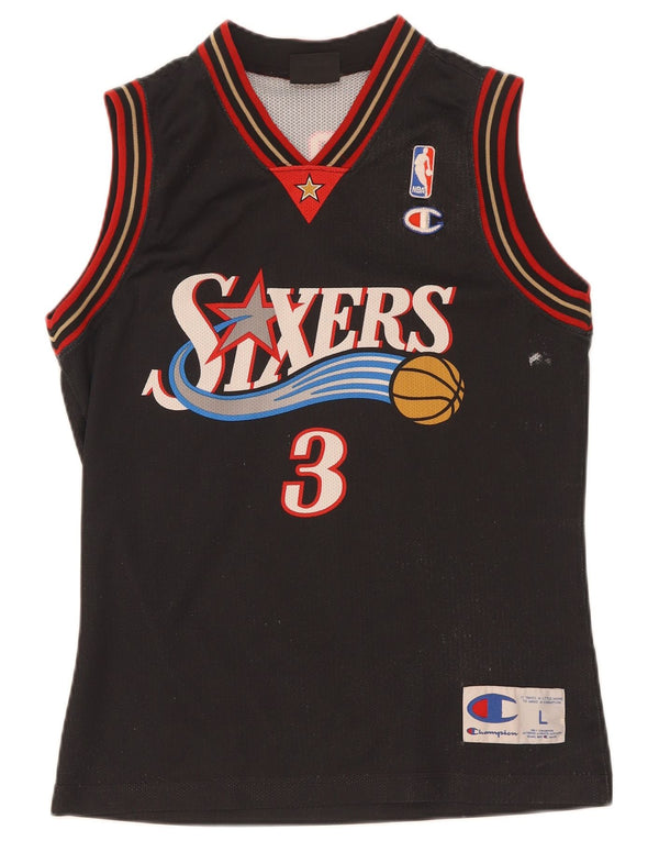 Champion Filles NBA Graphic Débardeur 11-12 ans Grand Noir Polyester