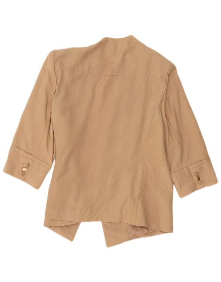 Giacca blazer aperta con maniche a 3/4 Marks & Spencer da donna UK 20 2XL Beige