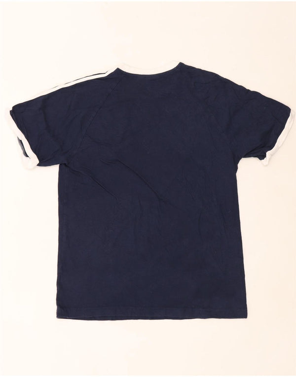 Adidas T-Shirt Homme Haut Large Bleu Marine Coton