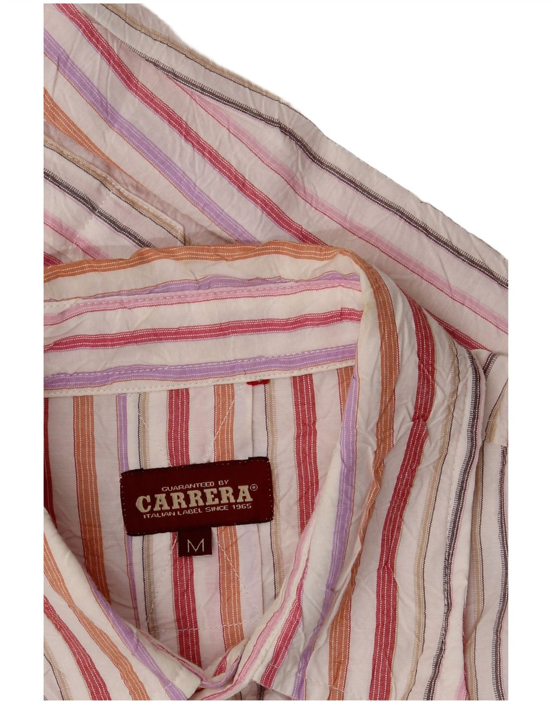 Camicia Carrera Uomo Cotone Righe Medie Multicolor
