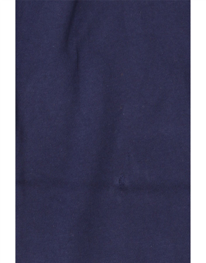 ADIDAS Mens Tracksuit Trousers Joggers Medium Navy Blue Cotton