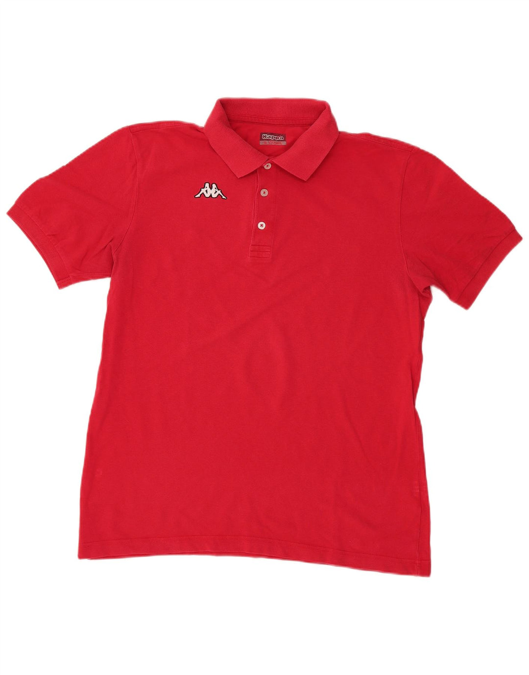 KAPPA Mens Polo Shirt XL Red Cotton