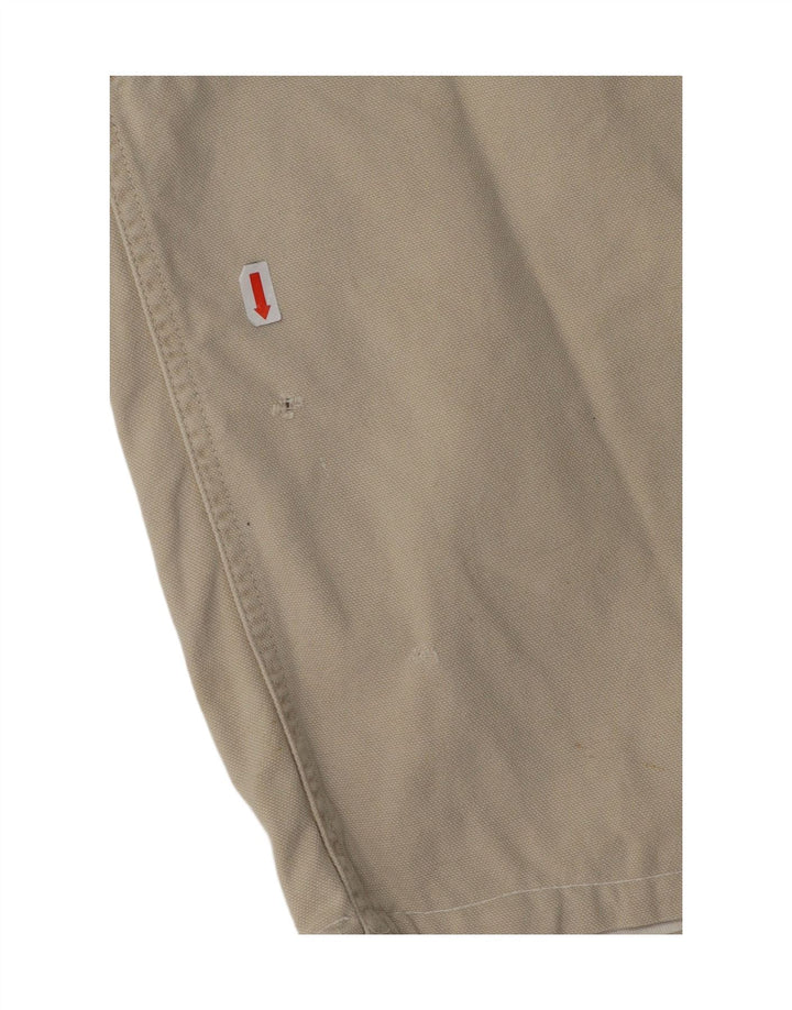 MURPHY & NYE Mens Straight Casual Trousers W33 L31 Beige Cotton Vintage Murphy & Nye and Second-Hand Murphy & Nye from Messina Hembry 