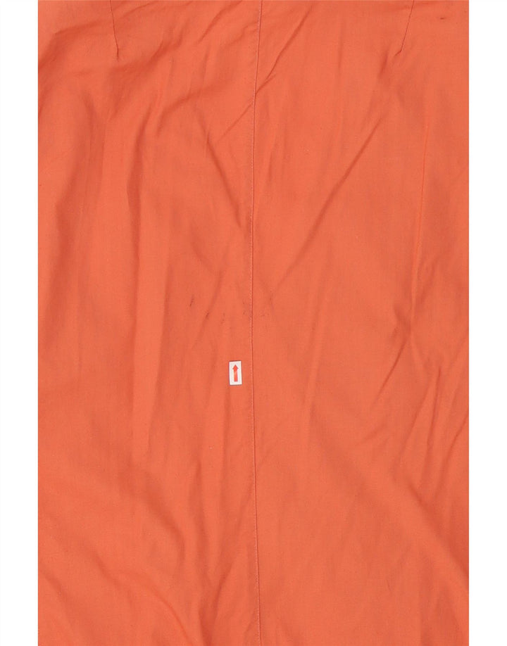 VINTAGE Womens Double Breasted Blazer Jacket IT 50 XL Orange Cotton Vintage Vintage and Second-Hand Vintage from Messina Hembry 