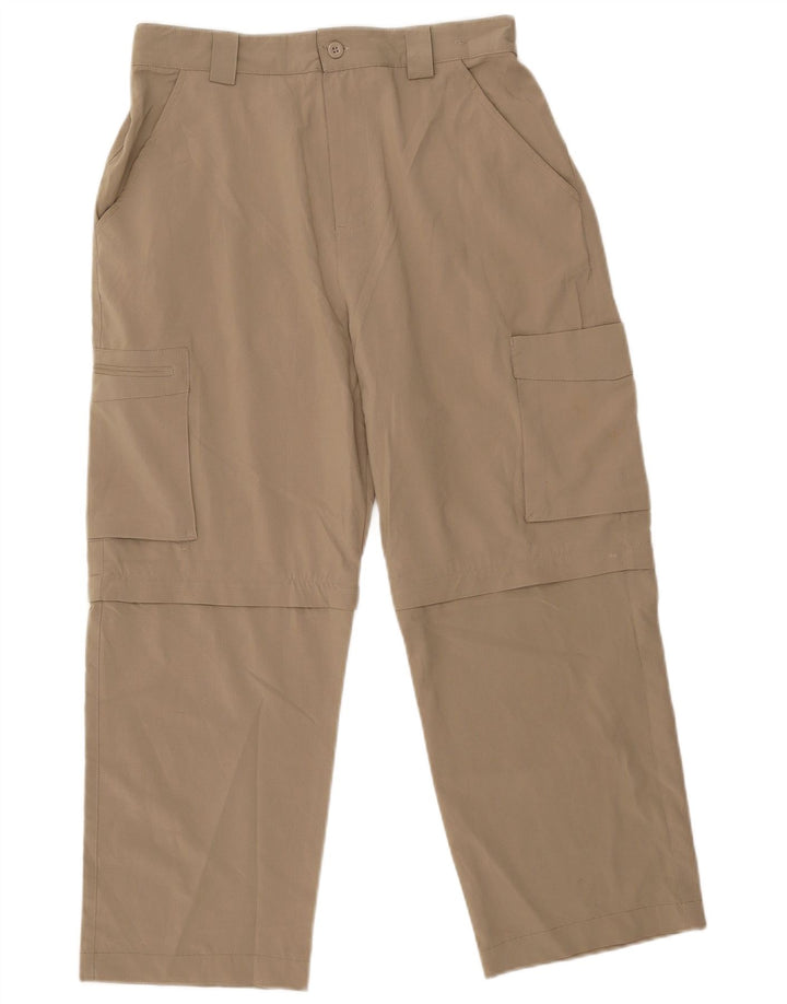 Mountain Warehouse Herren-Cargo-Kurzhose, W32, L25, Beige, Polyester