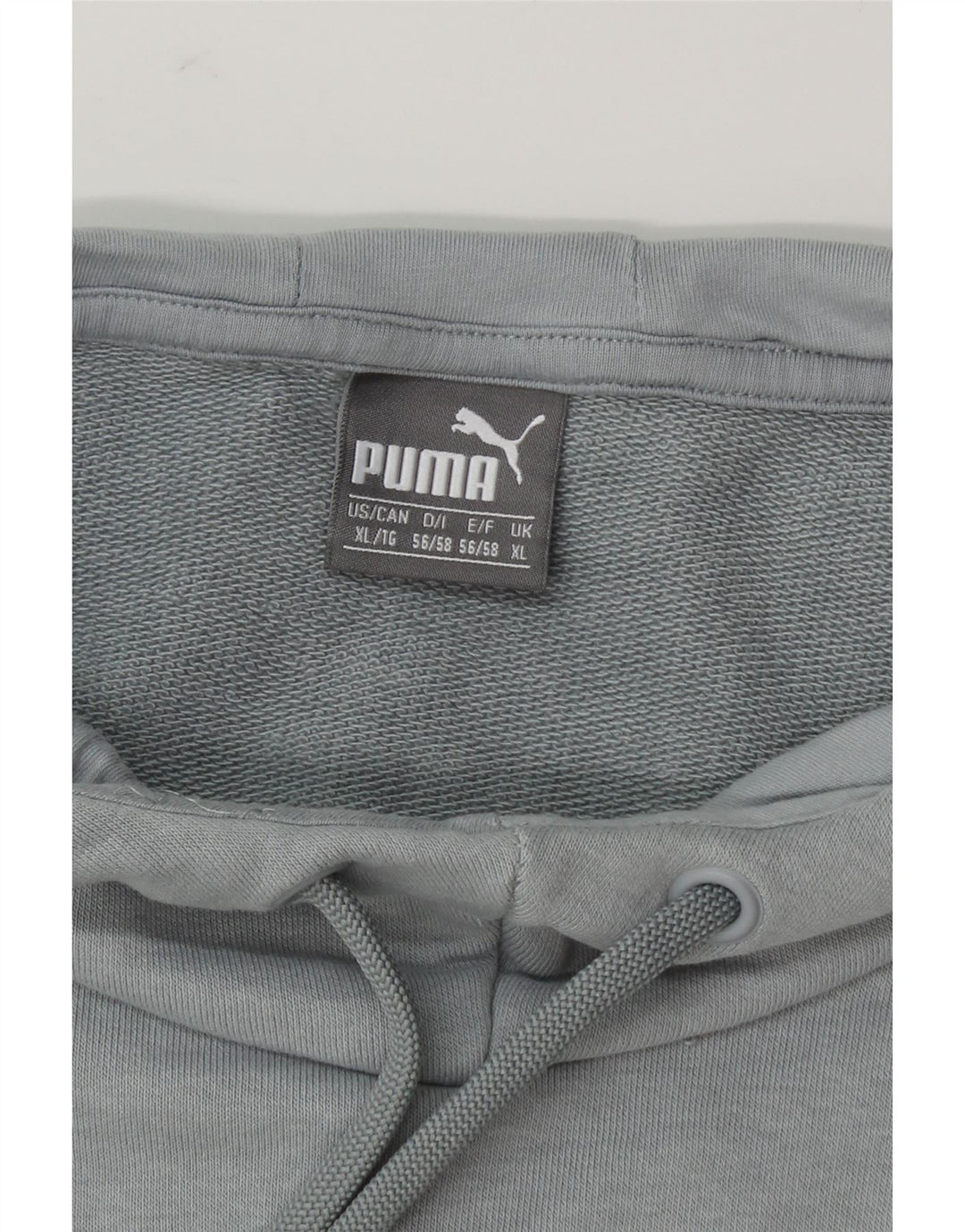 PUMA Mens Graphic Hoodie Jumper XL Grey Vintage Puma and Second-Hand Puma from Messina Hembry 