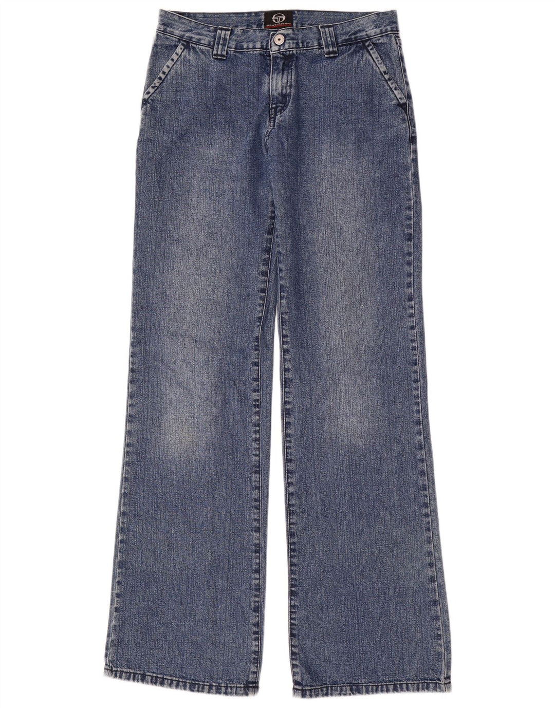 Sergio Tacchini Womens Bootcut Jeans W29 L35 Blue Cotton