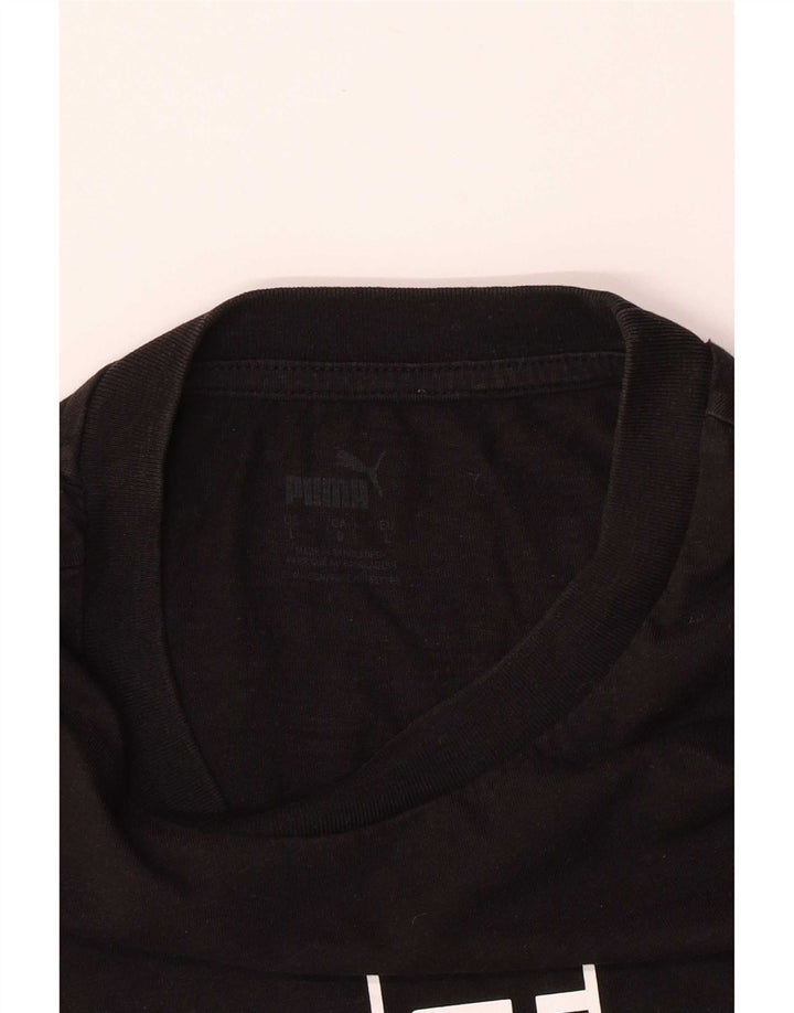 T-shirt grafica da uomo Puma Large nera