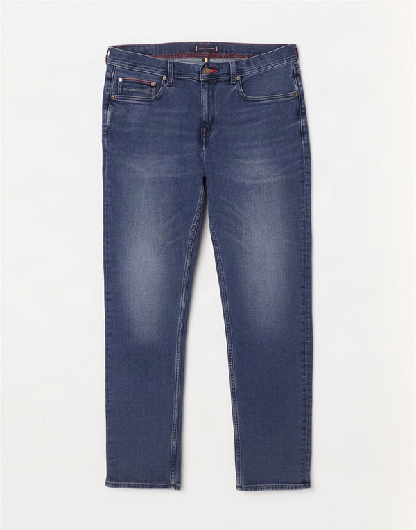 Tommy Hilfiger Mens Denton Straight Jeans W36 L32 Blue Cotton